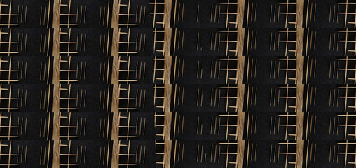 fine structured golden dark backdrop 3d-illustration