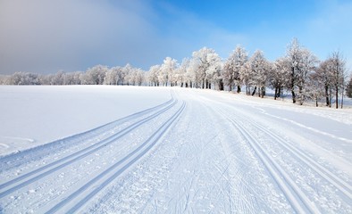 cross country skiing way