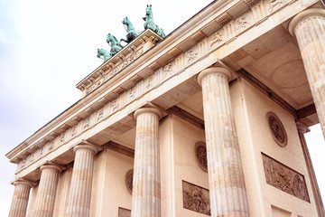 Brandenburg gate in Berlin of Germany