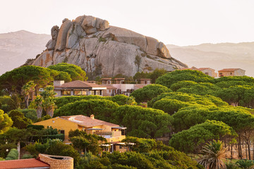 Landscape and scenery in Baja Sardinia luxury resort