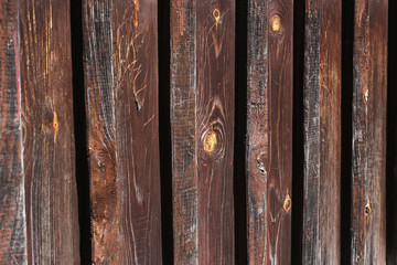 Old brown wooden texture. Wooden material surface background. Vintage grunge wood. Copyplace, place...
