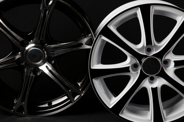 Obraz premium Wheels and tires. Car wheels for the car. Shop tires and wheels.
