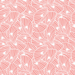 Vector pink abstract moth wings seamless pattern. Suitable for gift wrap, textile or wallpaper.