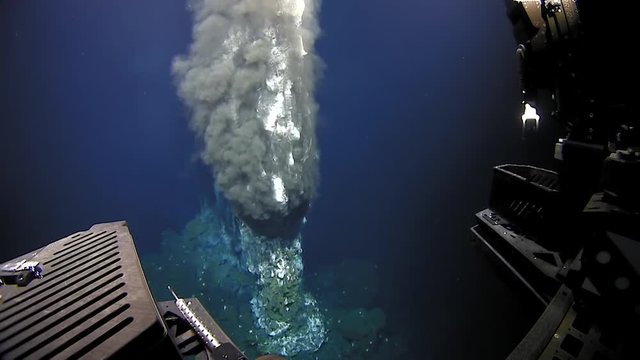 Footage of life and volcanic activity taken from a deepwater exploration of the Mariana Trench, 2016