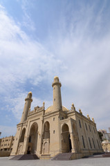 Old, restored mosque "Teze Pir" in Baku