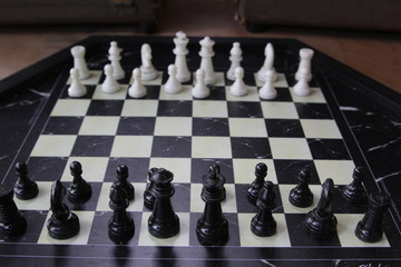 chess on board