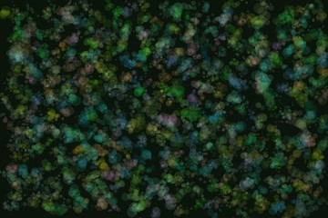 Green Abstract Circle Pattern