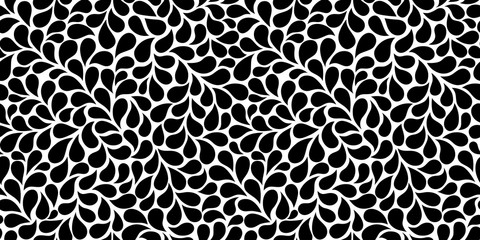 Vector abstracte achtergrond met druppels. Elegant retro naadloos patroon.