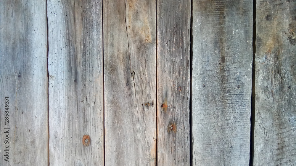 Poster wood texture with natural patterns. background of vertical wooden plank