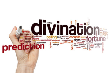 Divination word cloud