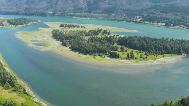 Beacon Rock, an 848-foot (258 m) basalt volcanic plug on the north shore of the Columbia River 32 miles (51 km) east of Vancouver. It was named by Lewis and Clark in 1805.  