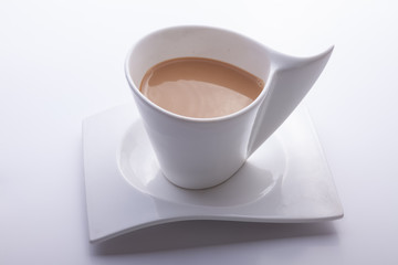 Fototapeta na wymiar coffee cup on a white background