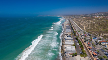 North Beach San Clemente looking North - obrazy, fototapety, plakaty
