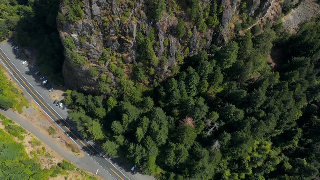 Beacon Rock, an 848-foot (258 m) basalt volcanic plug on the north shore of the Columbia River 32 miles (51 km) east of Vancouver. It was named by Lewis and Clark in 1805.  