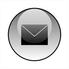 Envelope glass icon vector design. Mail icon