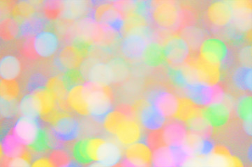 background gentle lights confetti