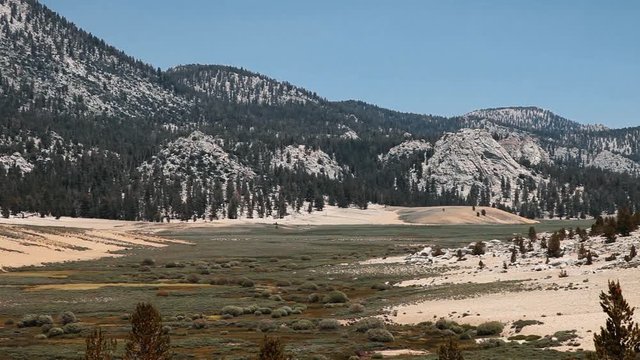 Panoramic shots of Inyo National Forest in California, March 2016