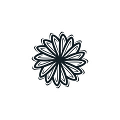 simple mandala vector, floral illustration, ready to use