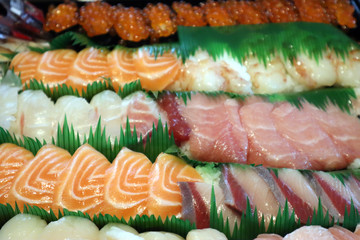 色々な種類のお寿司