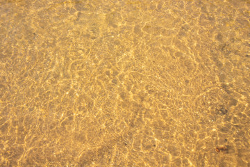 water and sand in the river texture background