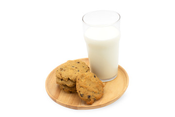 Cookies and a glass of milk 