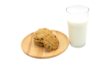 Cookies and a glass of milk 