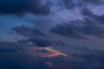 Fototapeta na wymiar Purple Sky