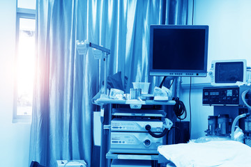 Shot of an empty hospital room