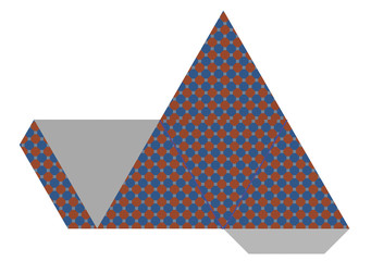 正四面体の展開図