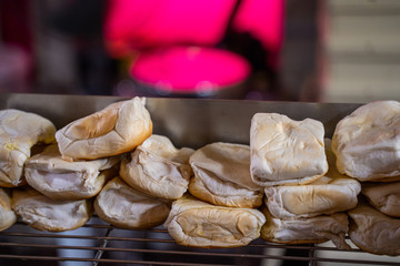 toast bread with butter street food