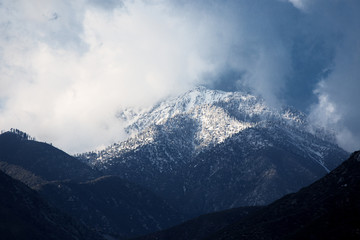 Fototapeta na wymiar Mountain with snow 1