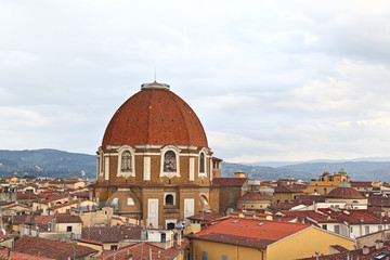 Florence with the dome of the Basilica di San Lorenzo