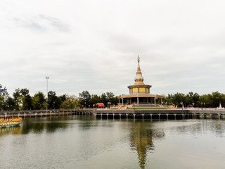 Beautiful pagoda in Thai temples