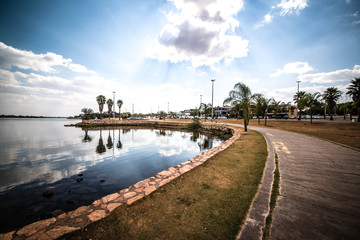 A beautiful view of Paranoa Lake in Brasilia, Brazil