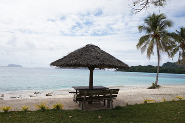 Champagne Beach in Vanuatu,Espiritu Santo Island