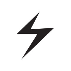 lightning icon vector design template