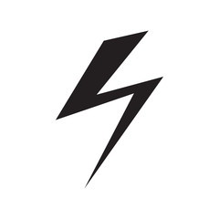 lightning icon vector design template