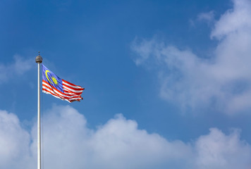 Naklejka premium Malaysia flag, Jalur Gemilang
