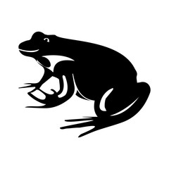 frog icon illustration vector design template