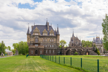 Obraz premium Garibaldi Castle in Samara Region in summer