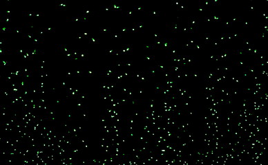 Fototapeta na wymiar green stars on the sky