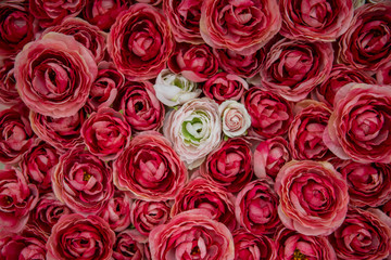 bouquet of red roses