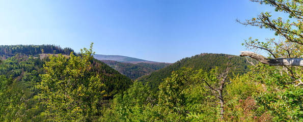 Nationalpark Harz,  Blick vom Ilsestein