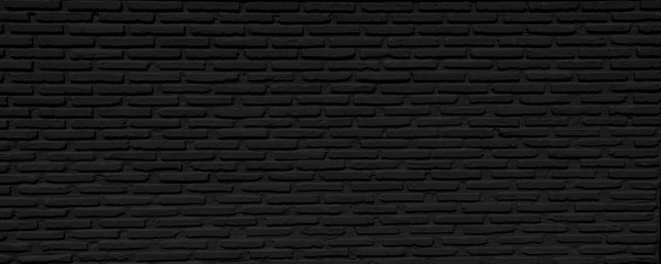 Black  old  brick wall cement  clean  horizontal  Masonry surface   grunge High quality resolution panorama  space for wallpaper   background  Textures
