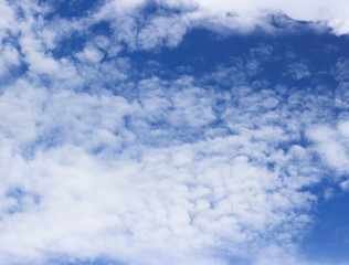 Blue sky with cloud background