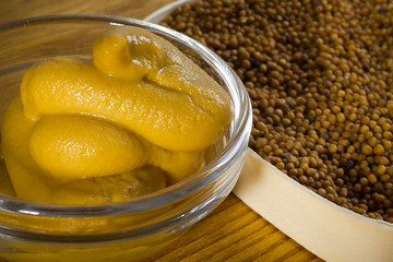 Mustard Sauce and Mustard Seeds