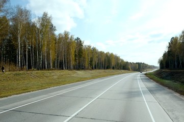 Fototapeta na wymiar Federal highway 