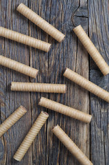 Chocolate wafer rolls