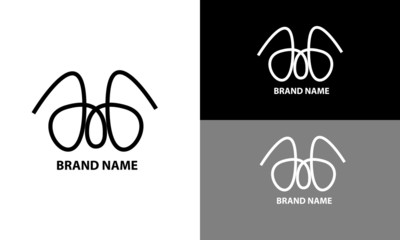 illustration of the front motorcycle logo in a line style