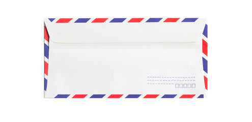 Envelope isolate on white background
